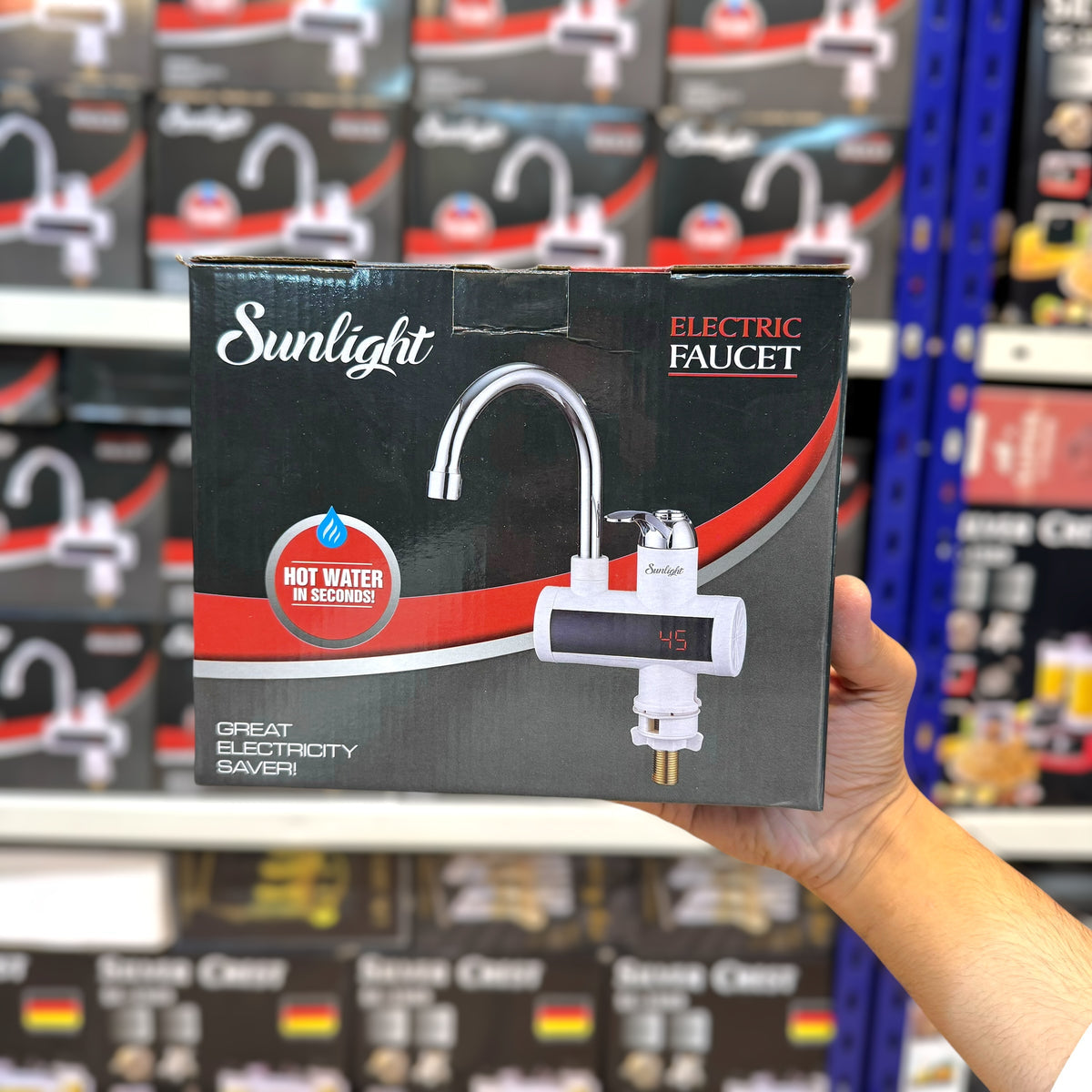 Lot Imported Sunlight Instant Water Heating Faucet with shower