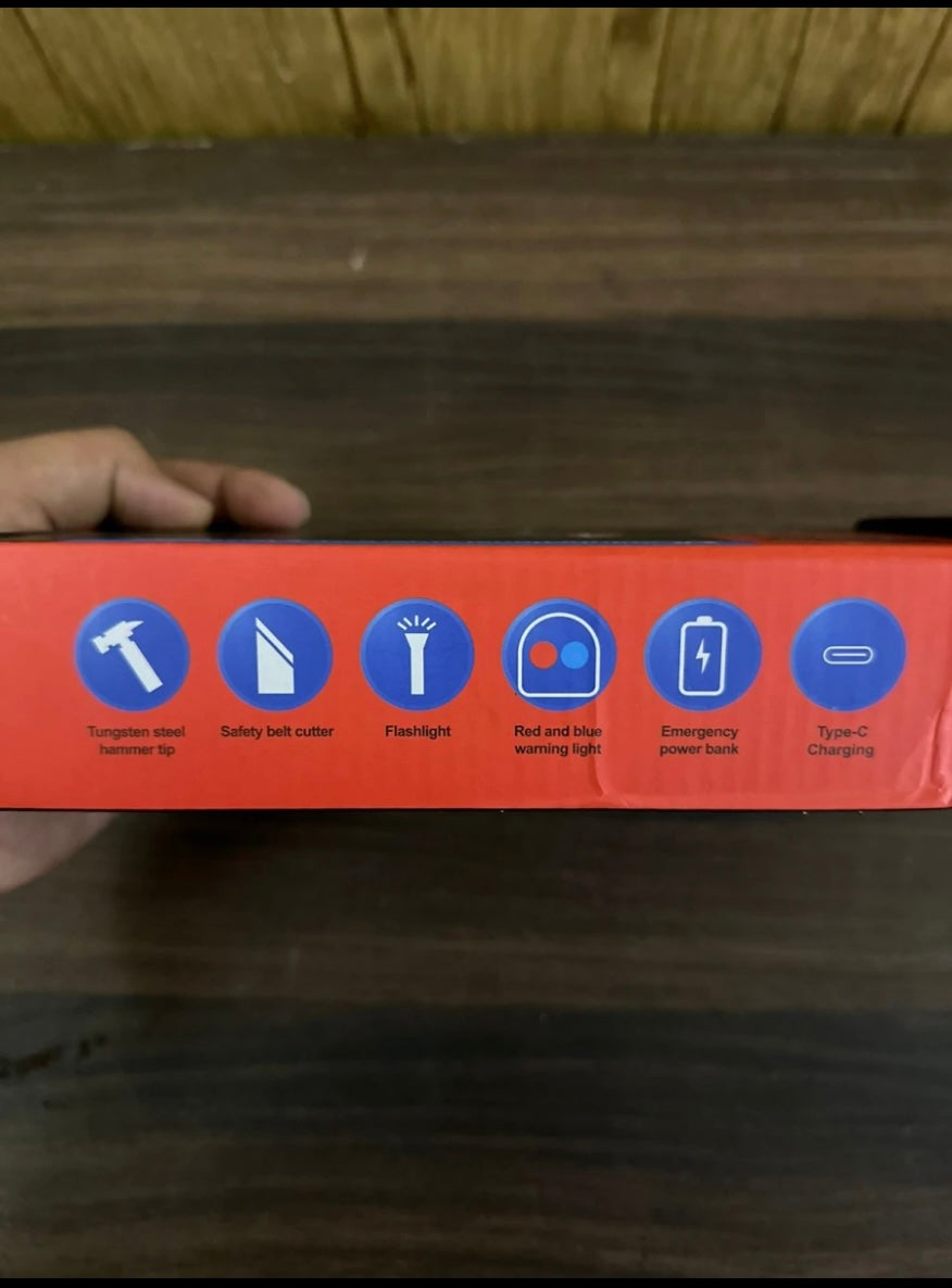 ABD super 3000mah Powerful 2-in-1 Emergency Flashlight & Charging Bank Waterproof LED Powerful Torch ( 1KM Range )