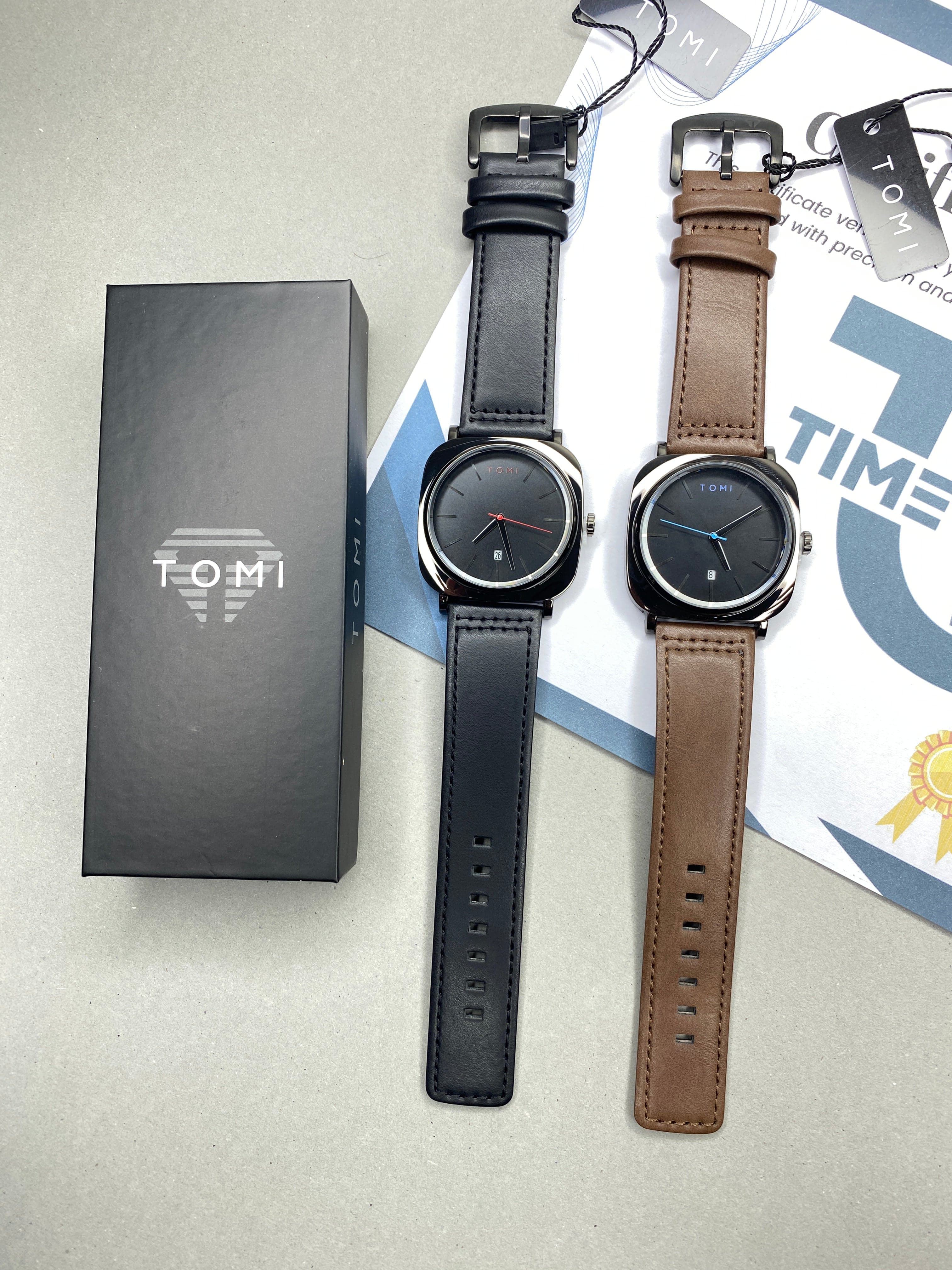 Tomi T-084 Date & Time strap Watch