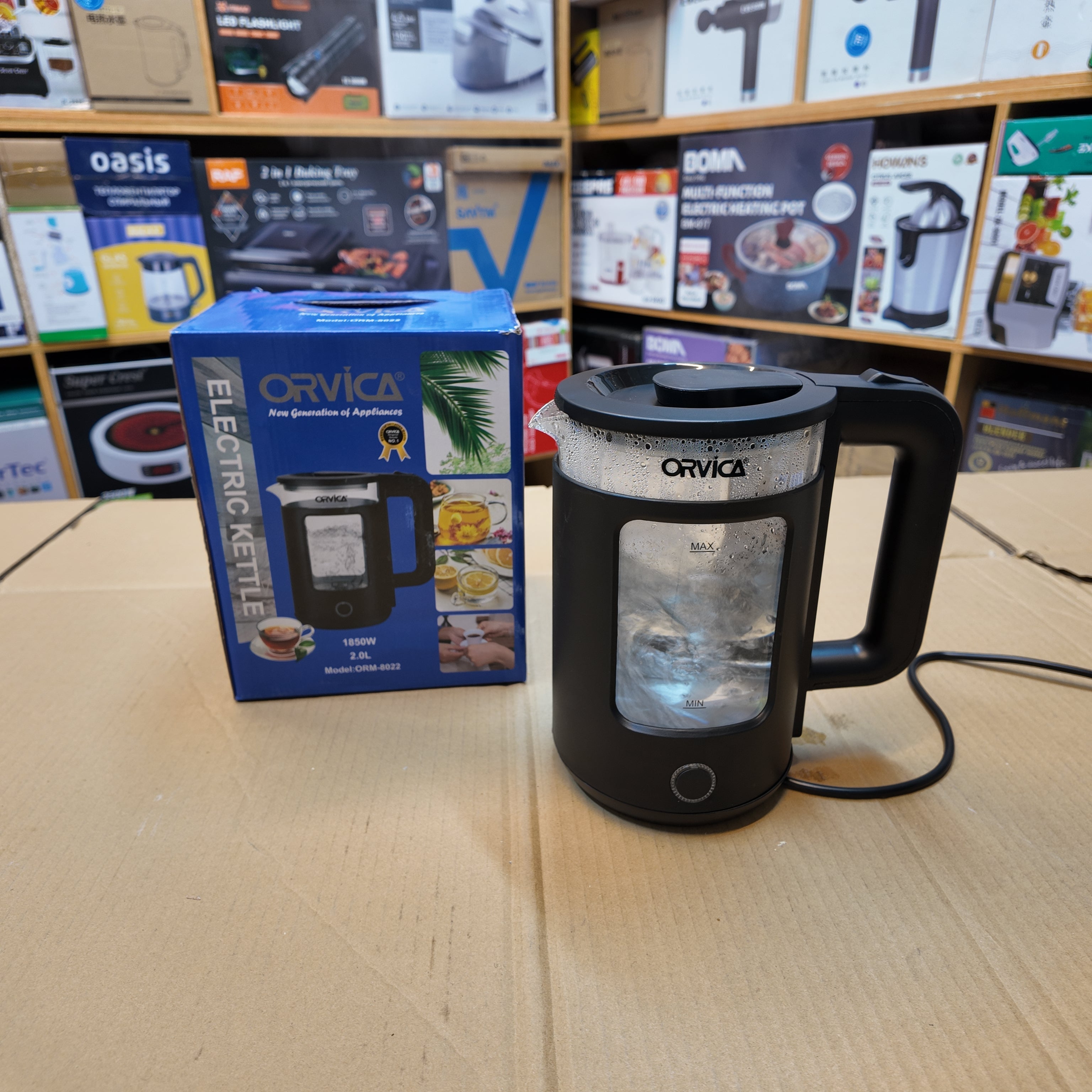 Lot Imported Orvica 2L Electric Kettle 1850 W Power
