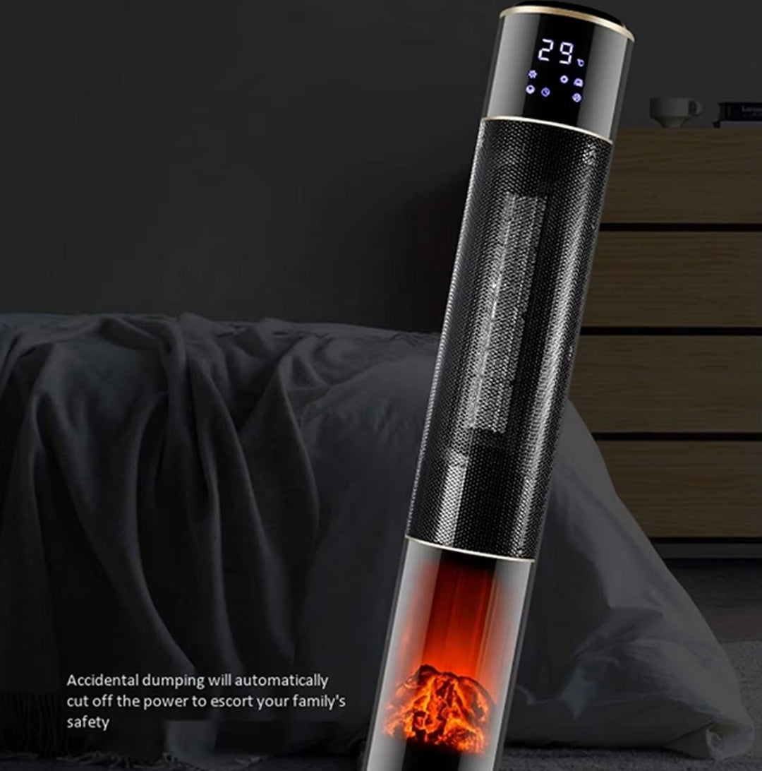 Touch & remote control 3D Blower stand heater