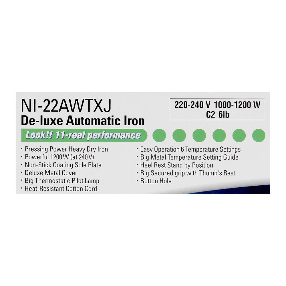 Panasonic Original Iron Japan Lot Deluxe